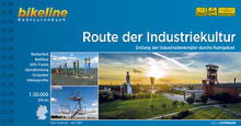 Fahrradkarte Route der Industriekultur Ruhrgebiet bikeline Radtourenbuch